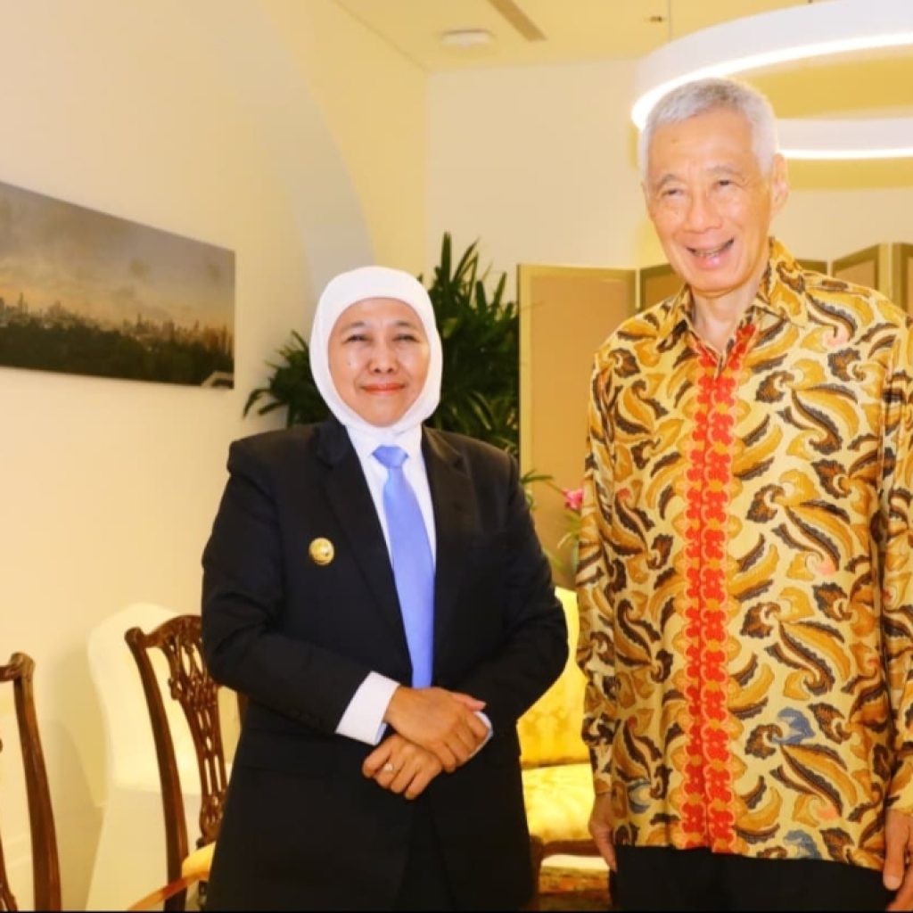 Program Rising Fellowship, Gubernur Khofifah Bertemu SM Singapura HE. Lee Hsien Loong Bahas Banyak Hal Strategis