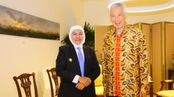 Program Rising Fellowship, Gubernur Khofifah Bertemu SM Singapura HE. Lee Hsien Loong Bahas Banyak Hal Strategis