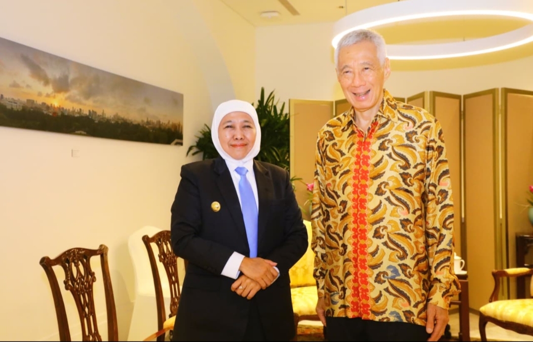 Program Rising Fellowship, Gubernur Khofifah Bertemu SM Singapura HE. Lee Hsien Loong Bahas Banyak Hal Strategis