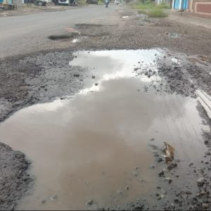 Baru Sebulan Selesai Perbaikan Jalan Provinsi Puger +Rambipuji Telan Biaya Rp.15 Milyar Kembali Berlubang