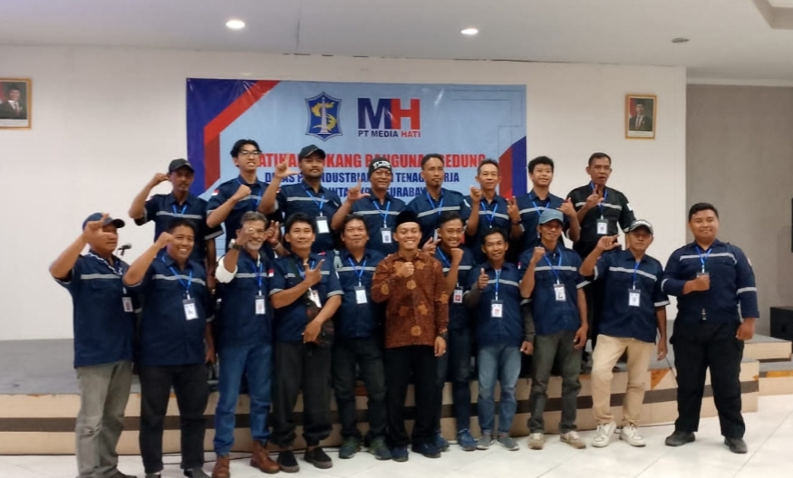 Disperindag Surabaya Gandeng GAPEKNAS, Pelatihan Gratis Tukang Bangunan Jenjang 2 Resmi Dimulai