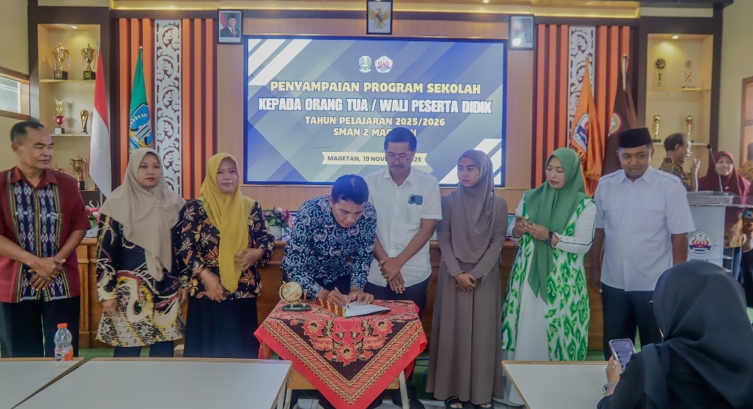 SMAN 2 Magetan Magetan Gelar Rapat Bersama Komite Dan Wali Murid