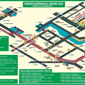 Minggu Besok, Ada Gelaran Parade Surabaya Juang, Arus Lalin Direkayasa