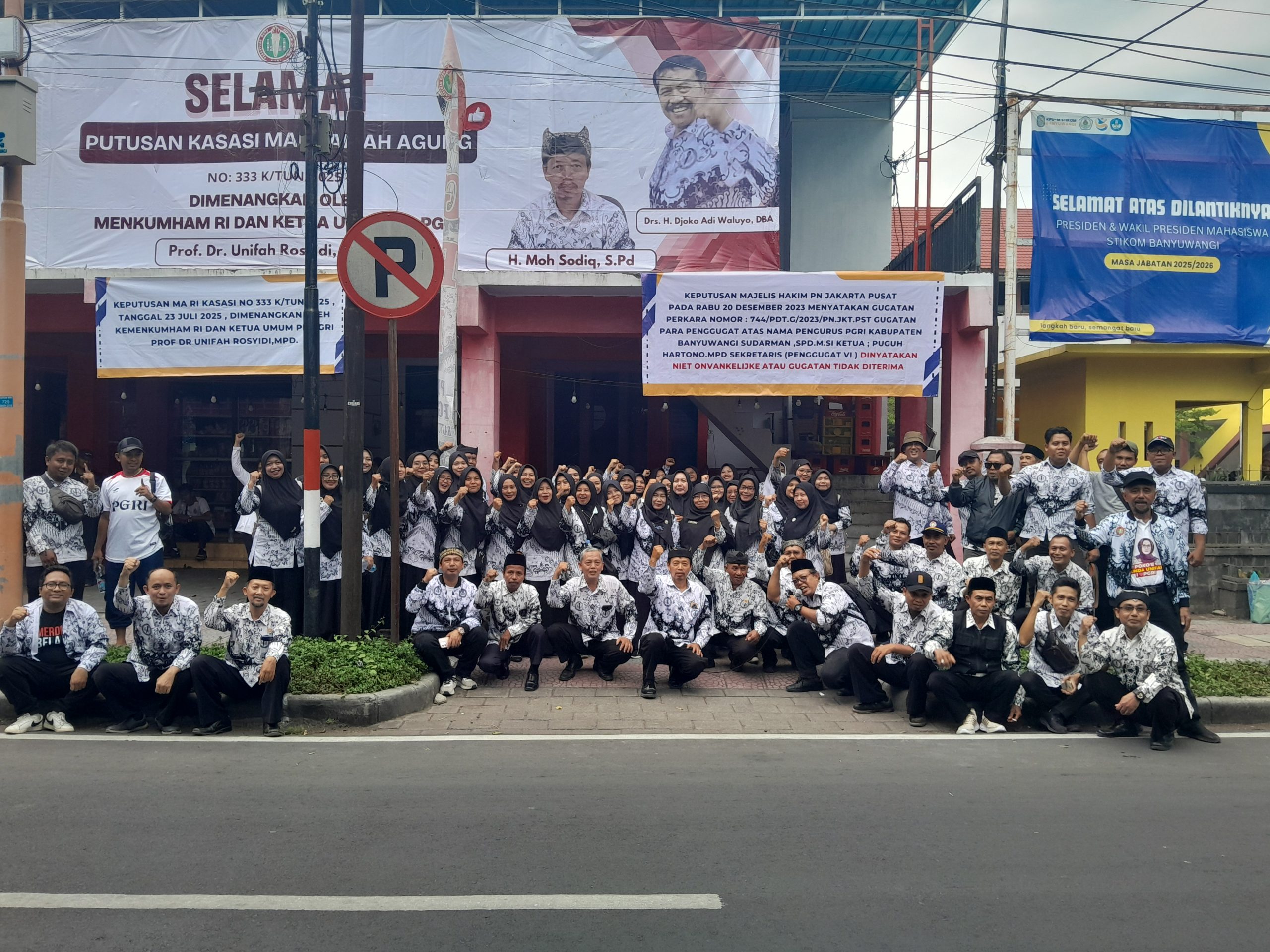 Putusan Kasasi MA, Ketua PGRI Banyuwangi Kembali Fungsikan Gedung Guru