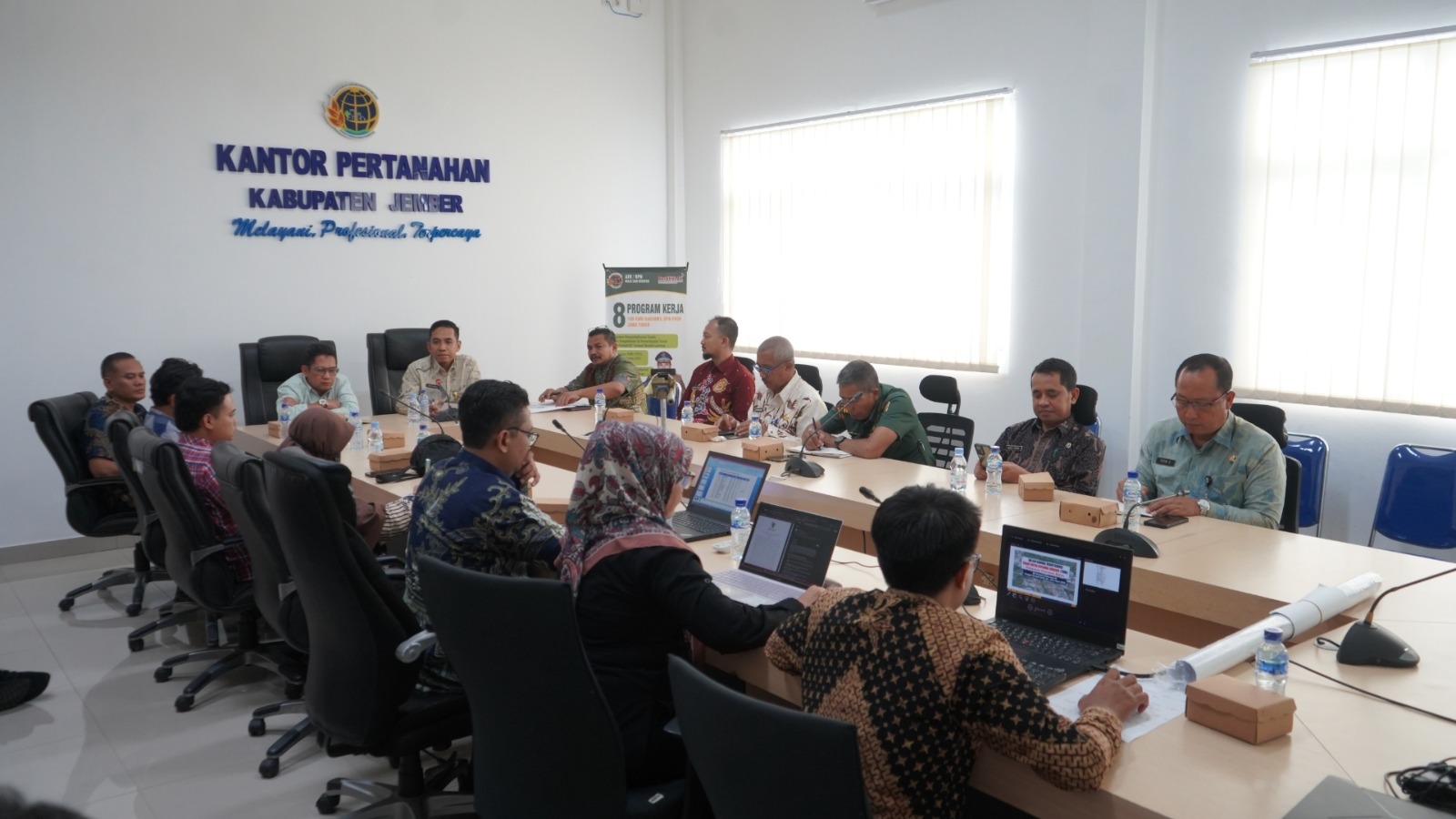 Percepatan Redistribusi Tanah BPN Jember Kordinasi Dengan Tim GTRA