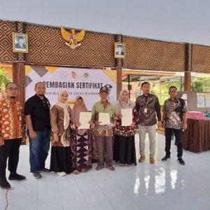 BPN Jember Bagikan Sertipikat PTSL di Desa /Kecamatan Rambipuji