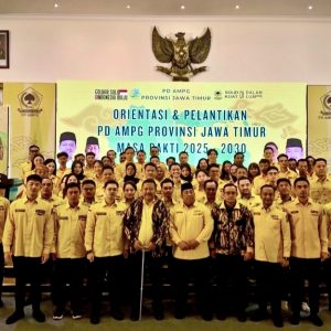 Pengurus PD AMPG Jatim Dilantik, Adiel Muhammad Kanantha Siap Penuhi Target 100ribu Kader Muda