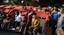 Bantuan Presiden Prabowo, Becak Listrik untuk Abang Becak Mojokerto