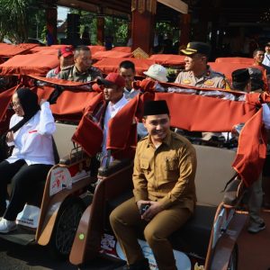Bantuan Presiden Prabowo, Becak Listrik untuk Abang Becak Mojokerto