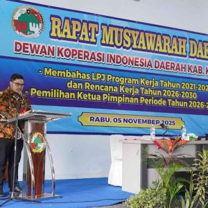 Mas Dhito Ingatkan Pentingnya Regenerasi di Acara Musda Dekopinda Kabupaten Kediri