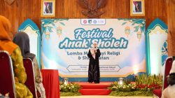 Mbak Cicha Ajak Anak Kediri Jadi Generasi Emas Lewat Festival Anak Sholeh 2025