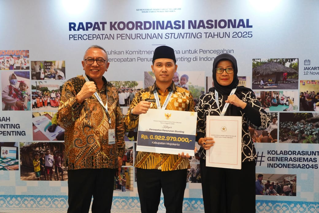 Percepat  Turunkan  Stunting  Kab. Mojokerto Terima  Fiskal  Rp 6,9 Miliar dari Kemenkeu