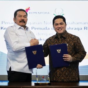 Kemenpora dan Kejagung Teken MoU untuk Kemajuan Olahraga dan Pembangunan Karakter Pemuda