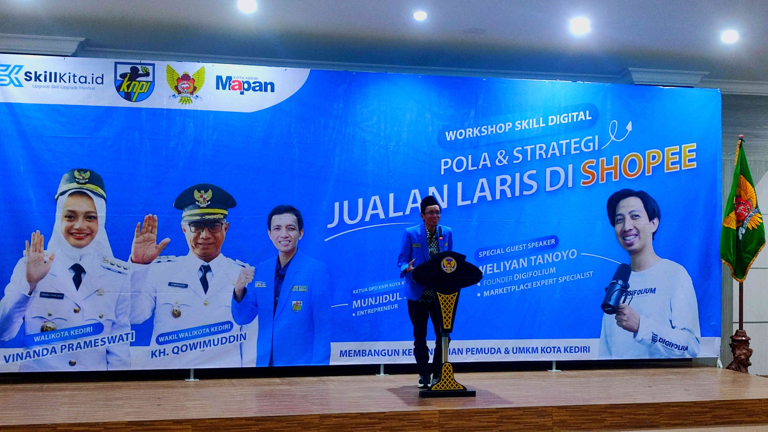 KNPI Kota Kediri Siapkan Inkubasi Digital untuk Dorong UMKM Tembus Marketplace