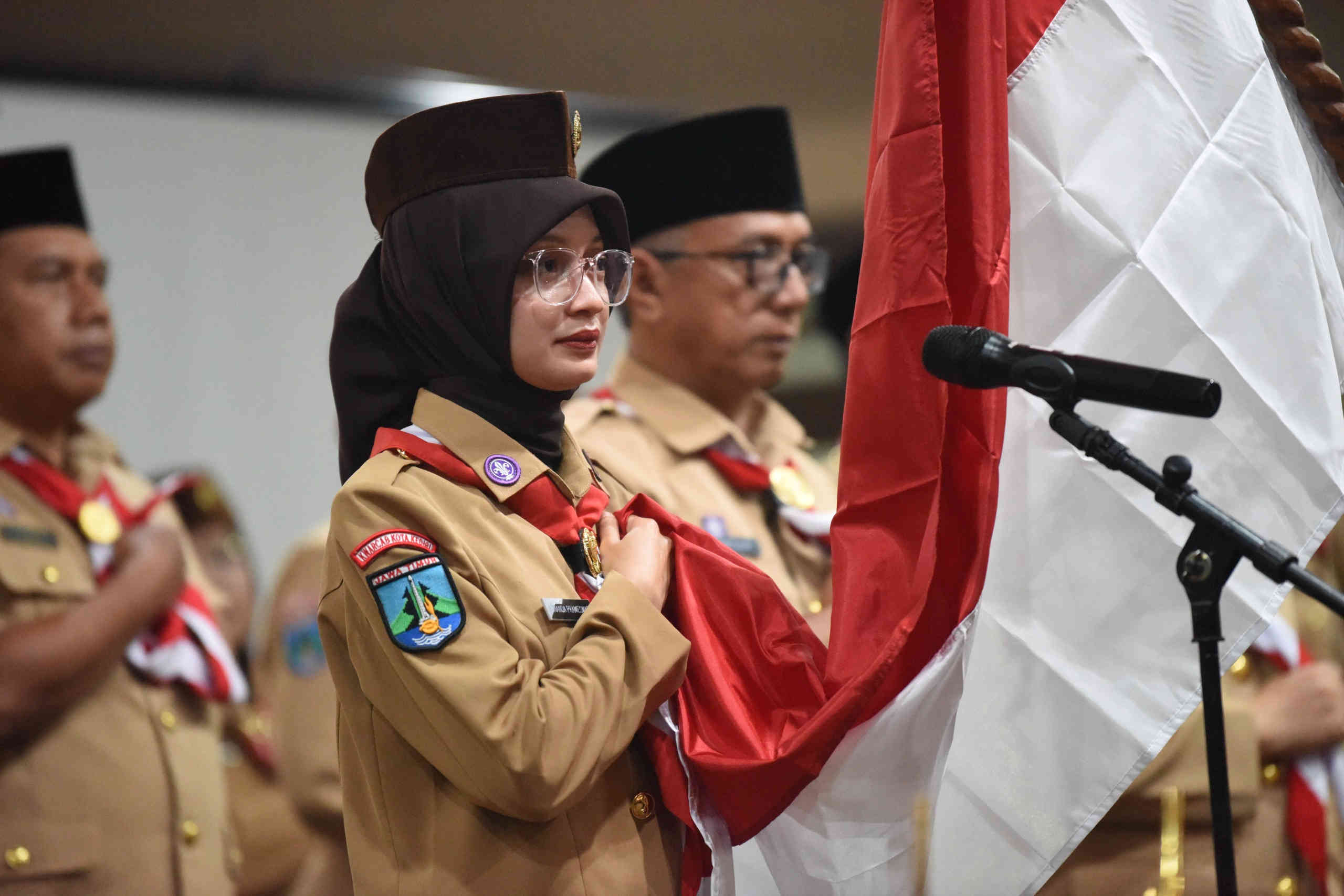 Wali Kota Kediri Vinanda Prameswati Resmi Dilantik sebagai Kamabicab Pramuka 2025–2030