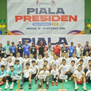 Ajang Pembinaan Atlet Muda, Festival Bulutangkis U-15 Piala Presiden 2025 Dimulai