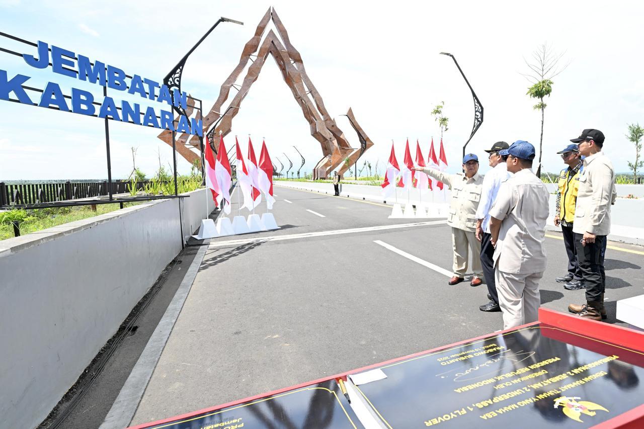 Jembatan Kabanaran Hadir, Presiden Prabowo Dorong Penataan Terintegrasi dan Penguatan UMKM
