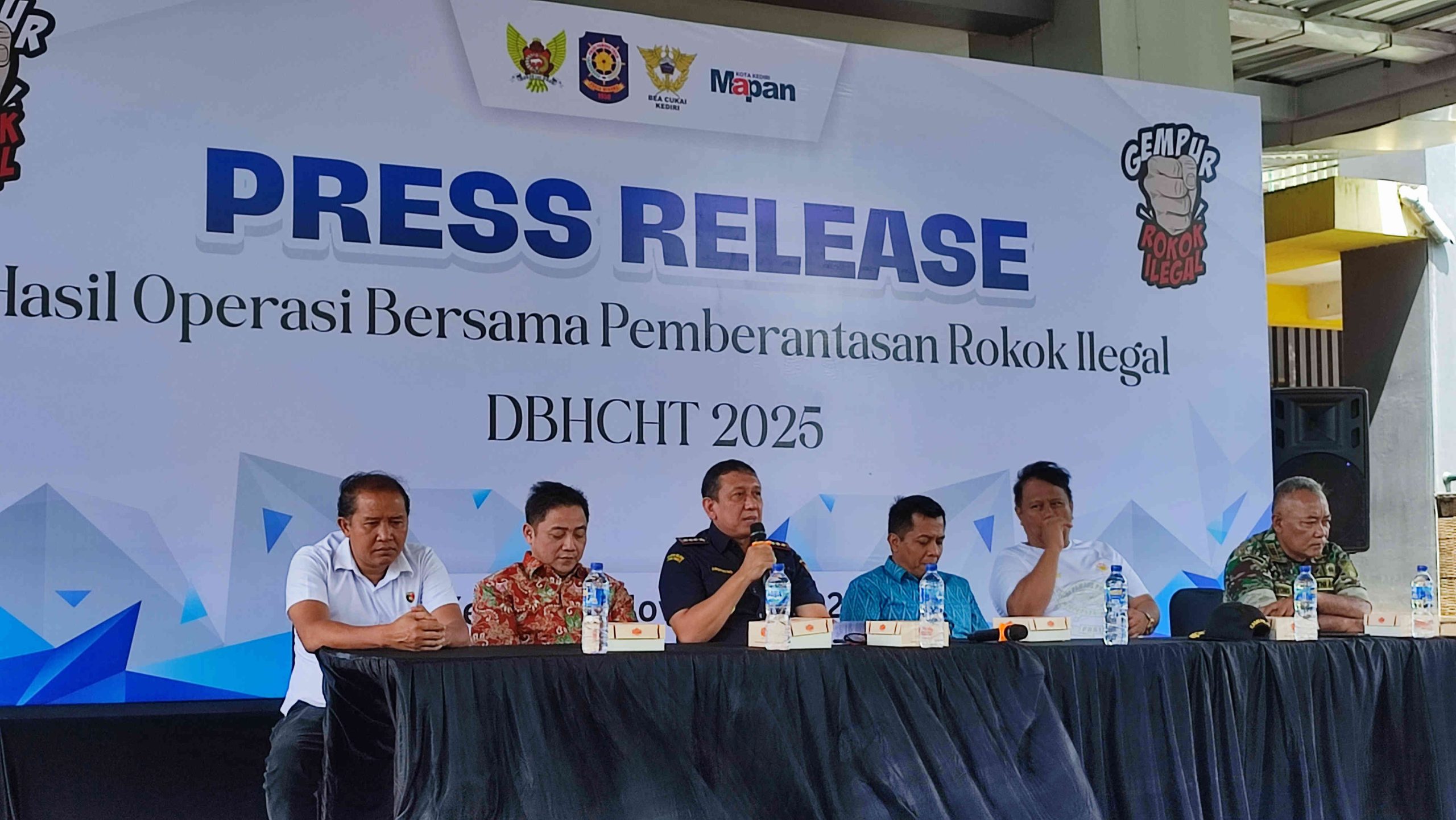 Satpol PP Kota Kediri Gagalkan 2.131 Batang Rokok Ilegal, Bea Cukai Catat Penindakan Fantastis