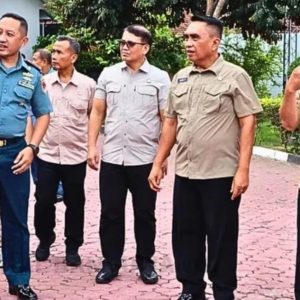 Danlanal Banyuwangi Dampingi Kunjungan Tim Yayasan Sosial Bhumyamca