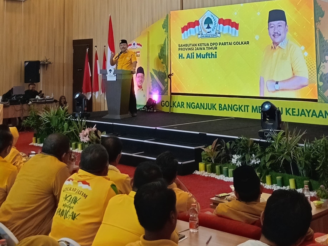 Estafet Kepemimpinan Berjalan Mulus, Moch Sapi’ie Nahkodai Golkar Nganjuk
