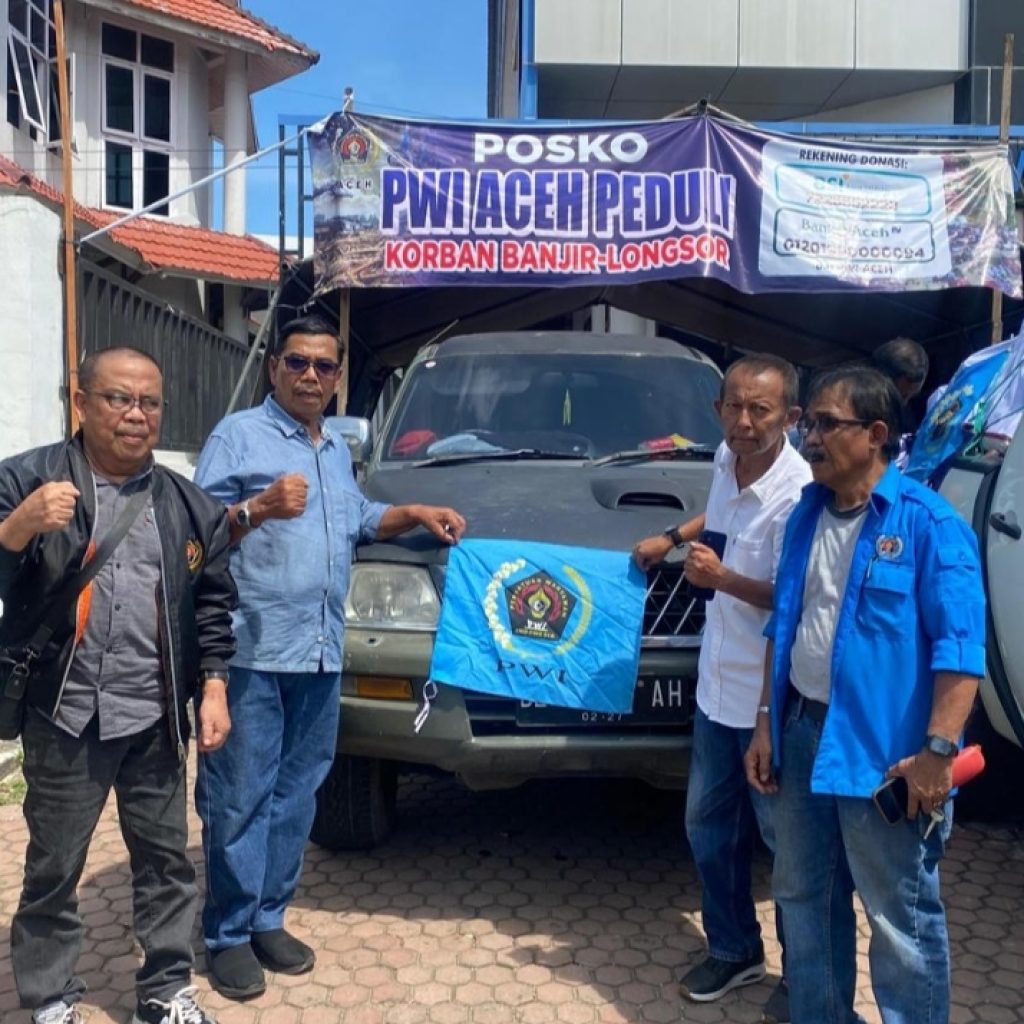 PWI Aceh Distribusikan Bantuan Darurat Tahap I untuk Wartawan Terdampak Bencana