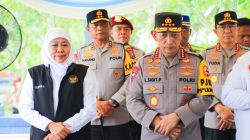 Kapolri Jendral Listyo Sigit dan Gubernur Khofifah Ziyarah dan Peletakkan Batu Pertama Rumah Singgah dan Museum Pahlawan Nasional Marsinah di Nganjuk