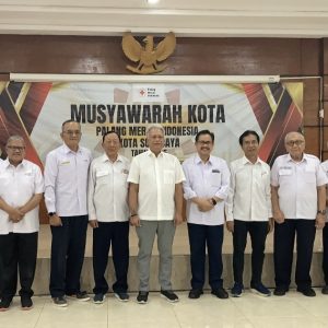 Sekda Kota Surabaya Lilik Arijanto Ketua PMI Surabaya Periode 2026-2031