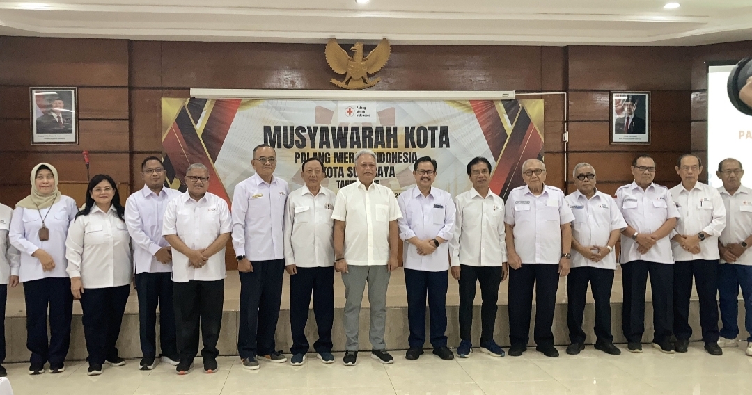 Sekda Kota Surabaya Lilik Arijanto Ketua PMI Surabaya Periode 2026-2031