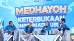 Inovatif! KI Jatim Canangkan Zona Informatif di Hadapan Peserta Fun Run