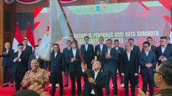 Pelantikan Pengurus KONI Surabaya 2025-2029, Ketua Rio Optimis Target 250 Emas Porprov 2027 Tercapai