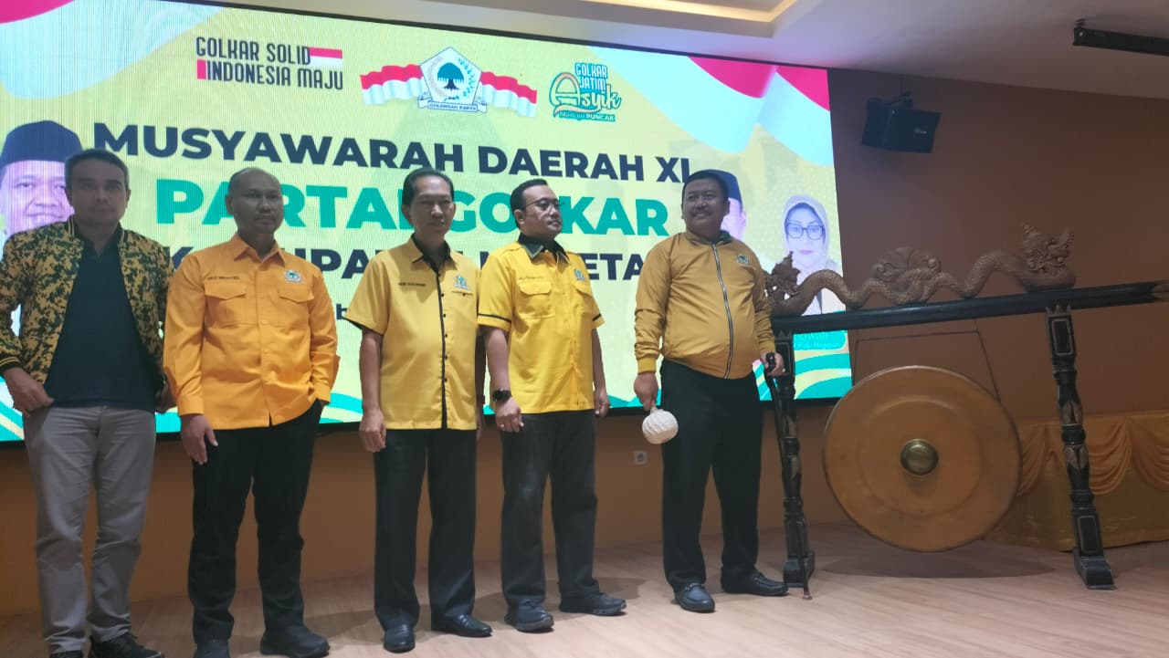 Musda Golkar Magetan XI Tetapkan Didik Haryono Ketua DPD Golkar Magetan 2025-2030