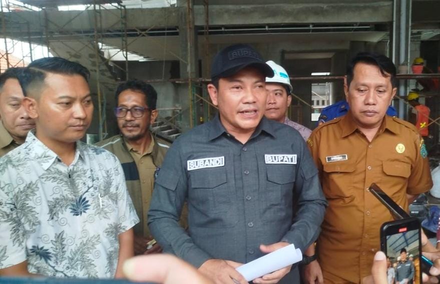 Subandi Menyoroti Proyek Bahan Bangunan Pos Damkar Harus Sesuai Dokumen Perencanaan