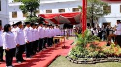 Pelantikan Istimewa PMI Jatim di Benteng Van Den Bosch, Jusuf Kalla Tegaskan Peran Relawan