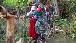 Jembatan Gantung Garuda Satukan Dua Kecamatan, Dandim Kediri Turun Langsung ke Lokasi Jembatan Gantung Garuda Satukan Dua Kecamatan, Dandim Kediri Turun Langsung ke Lokasi