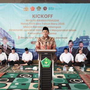 Kemenag Siapkan 6.919 Masjid Ramah Pemudik Hadapi Natal dan Tahun Baru