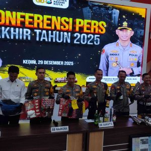 Angka Kriminalitas di Kota Kediri Naik 15 Persen Sepanjang 2025