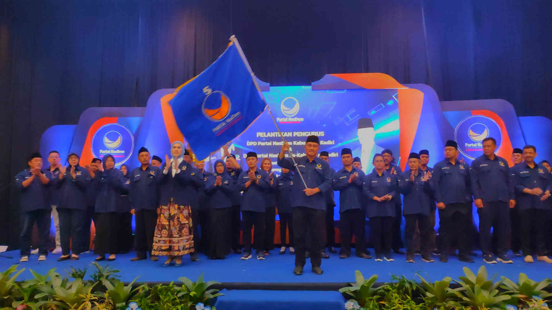 NasDem Kabupaten Kediri Kukuhkan Pengurus Baru, Target Tembus Tiga Besar pada Pemilu 2029