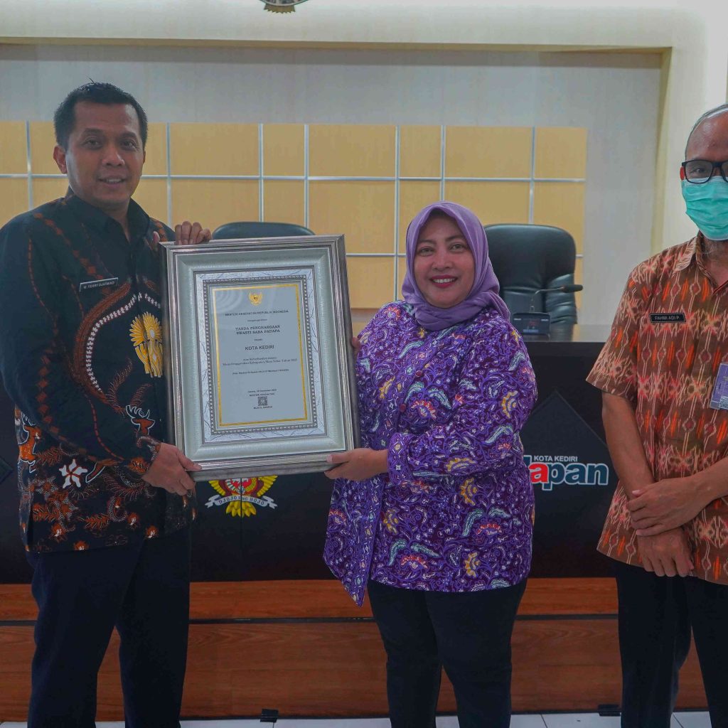 Kota Kediri Pertahankan Swasti Saba Padapa 2025, Bukti Konsistensi Kota Sehat