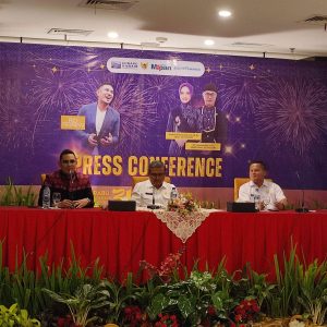 Rio Febrian Ramaikan Peresmian Penataan Kawasan Jalan Stasiun Kediri pada Malam Tahun Baru