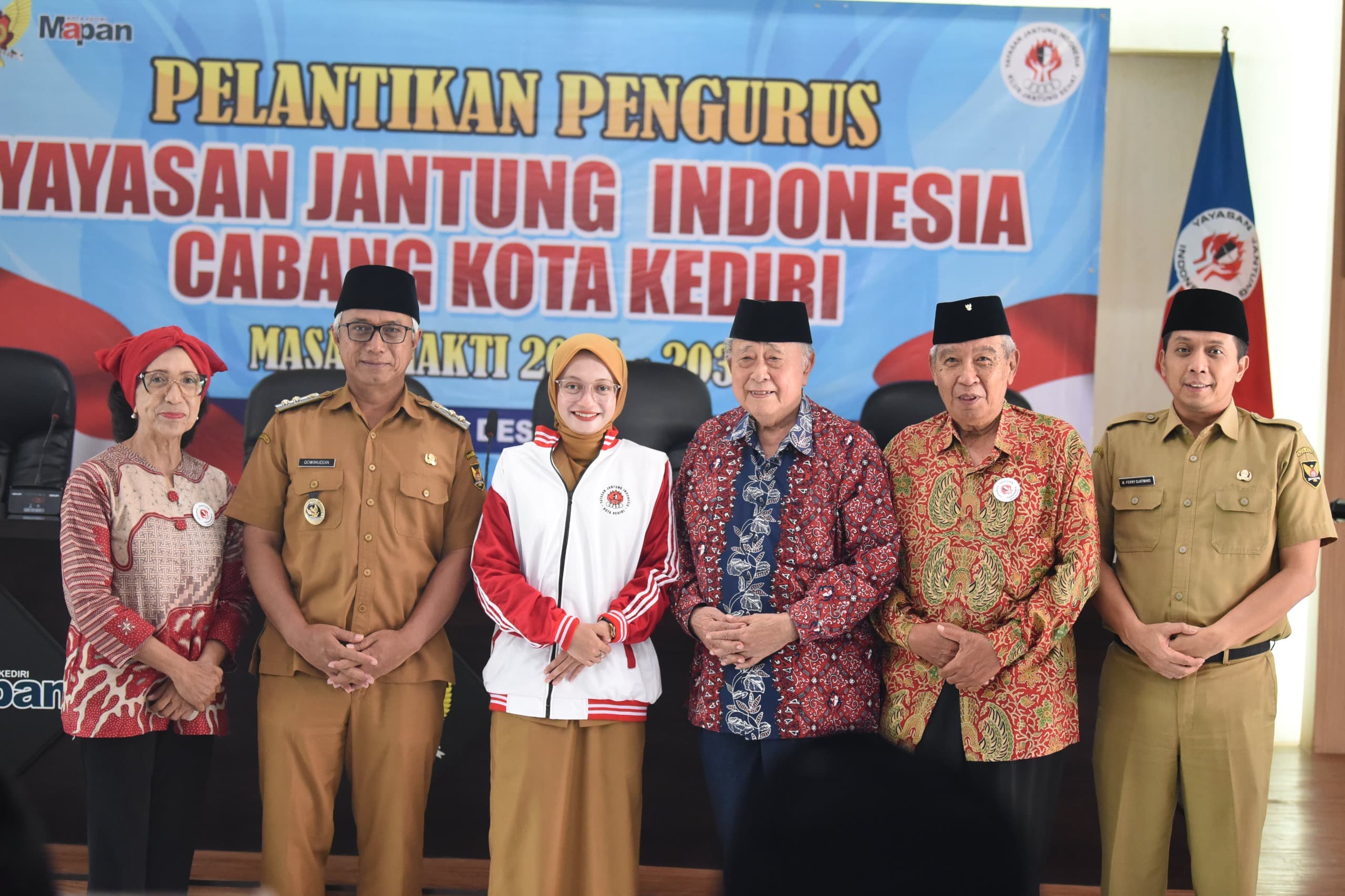 Wali Kota Kediri Perkuat Kampanye Kesehatan Jantung melalui Pelantikan Pengurus YJI