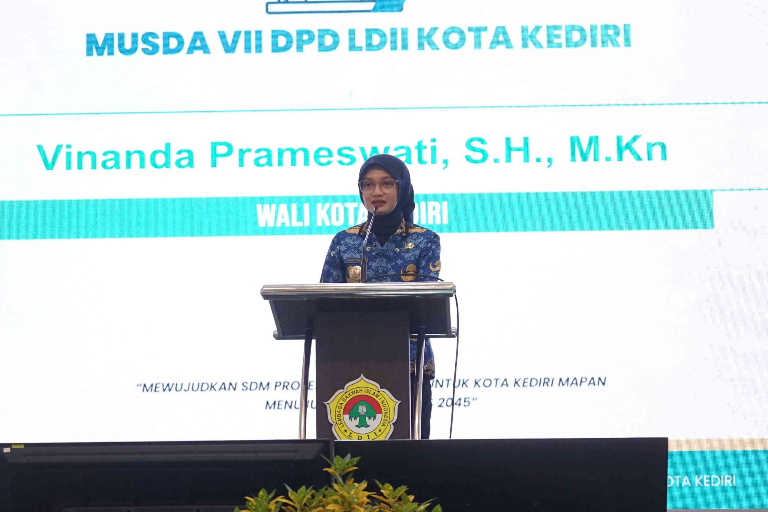Mbak Wali Buka Musda VII DPD LDII, Perkuat Sinergi Ormas Keagamaan Wujudkan Kota Kediri MAPAN