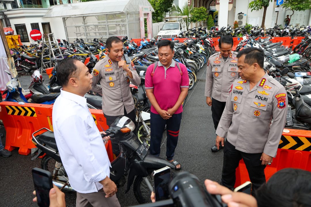 Kehilangan Sepeda Motor? Ayo Cek di Bazar Polrestabes Surabaya