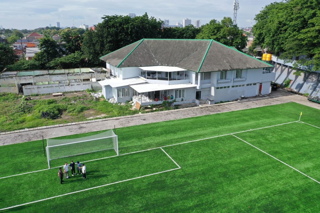 Lapangan Karanggayam Tuntas, Pemkot Surabaya Kebut Pembangunan Wisma