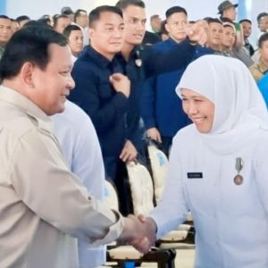 Berhasil Wujudkan Swasembada Pangan, Gubernur Khofifah Terima Tanda Kehormatan Satyalancana Wira Karya dari Presiden Prabowo