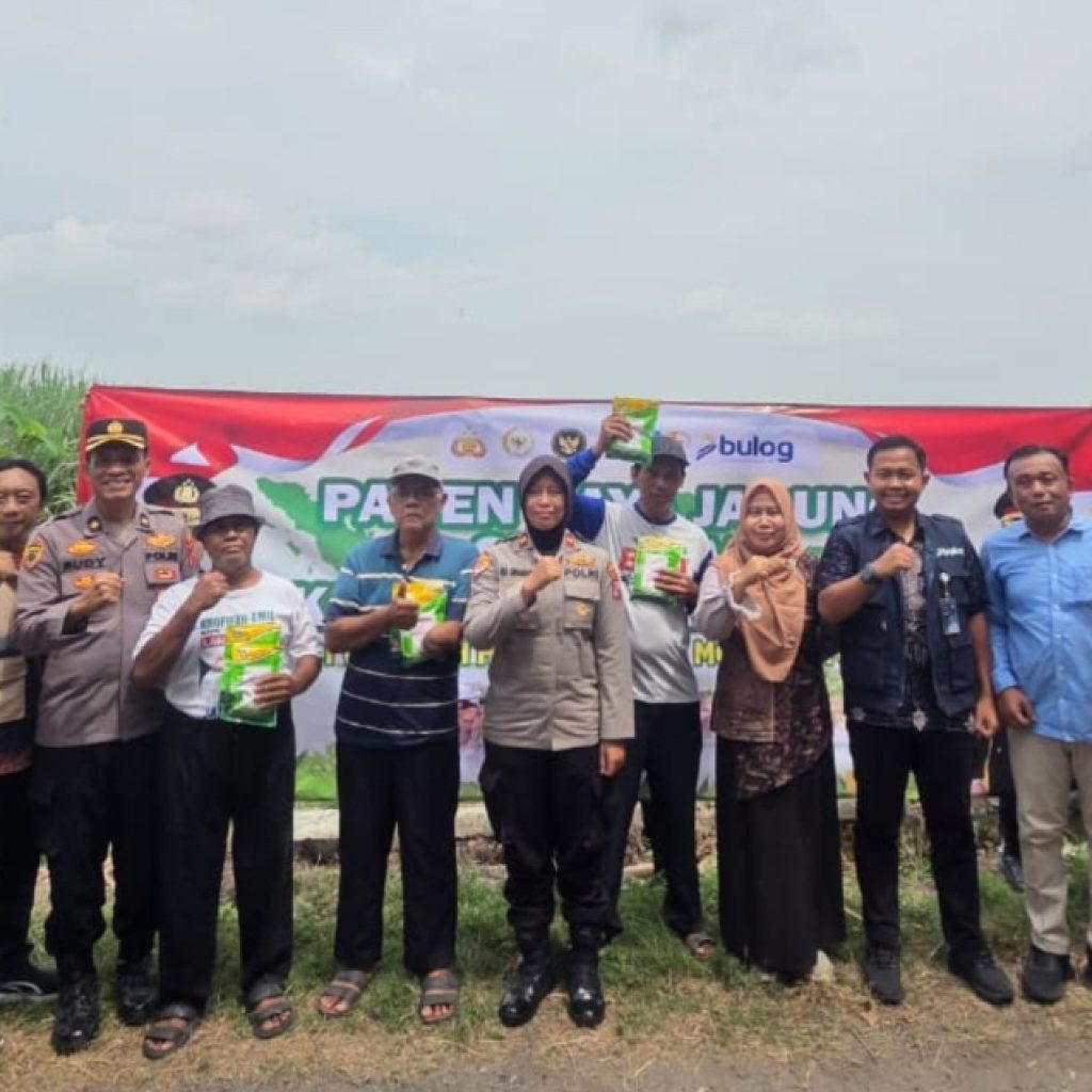 Dukung Swasembada Pangan : Awal 2026 Polres Mojokerto Kota Panin 1 Ton Jagung