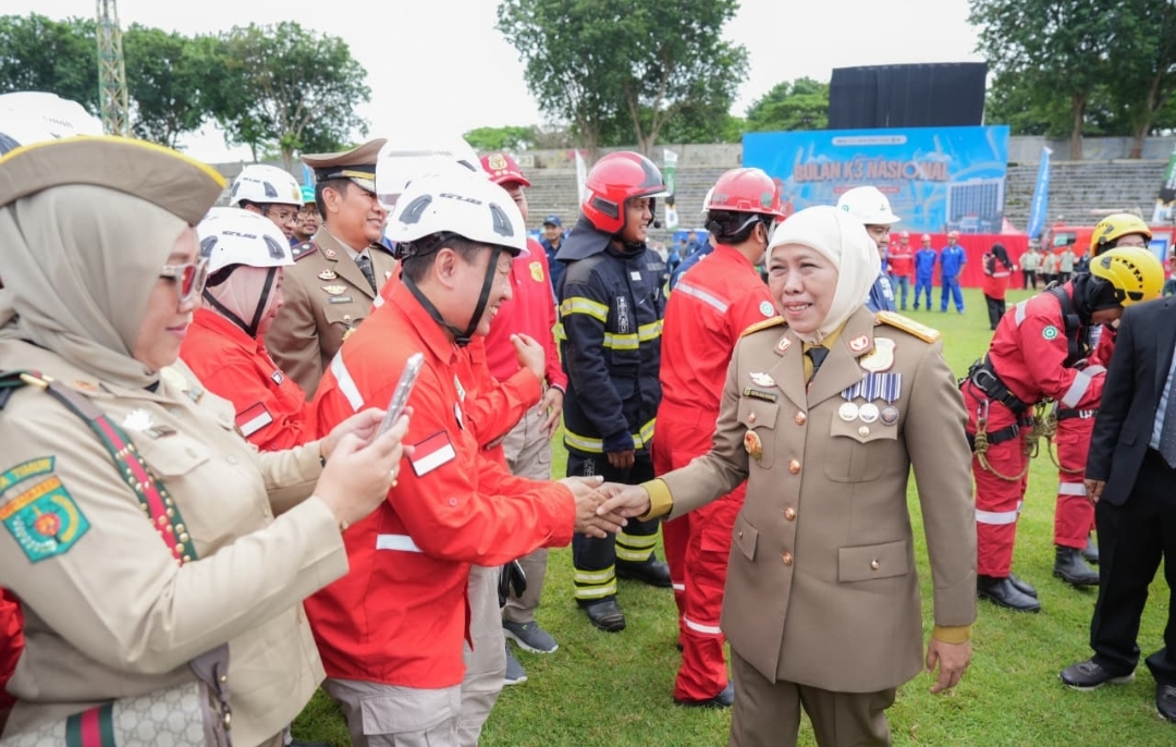 Gubernur Khofifah Komitmen Wujudkan Keselamatan dan Kesehatan Kerja yang Profesional, Andal dan Kolaboratif