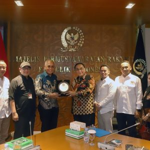 Terima Audensi PWI, Wakil Ketua MPR Puji Profesi Wartawan Ikut Mencerahkan Dunia