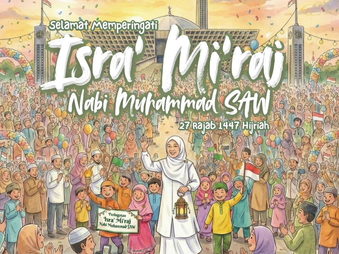 Khofifah: Isra’ Mikraj Momentum Perkuat Disiplin, Iman, dan Kebersamaan