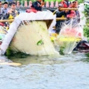 Labuhan Tumpeng Sarangan Kian Meriah, Dongkrak Kunjungan Wisata Magetan