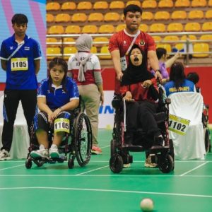 Menpora Erick Thohir Saksikan Afrizal dan Handayani Tampil Impresif di ASEAN Para Games